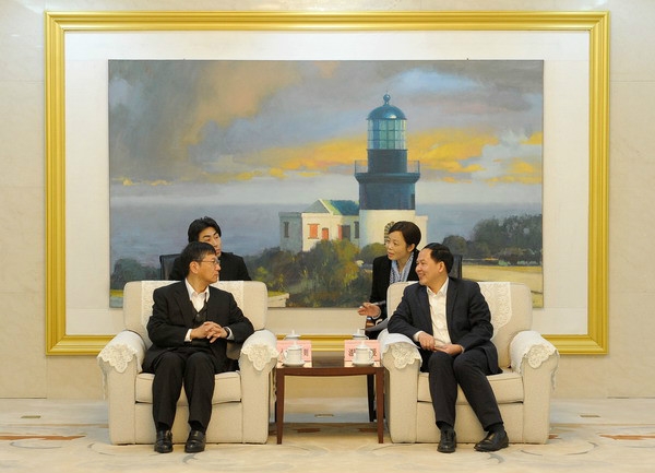 增進(jìn)合作、共謀發(fā)展———常石舟山董事長(zhǎng)拜訪舟山市長(zhǎng)